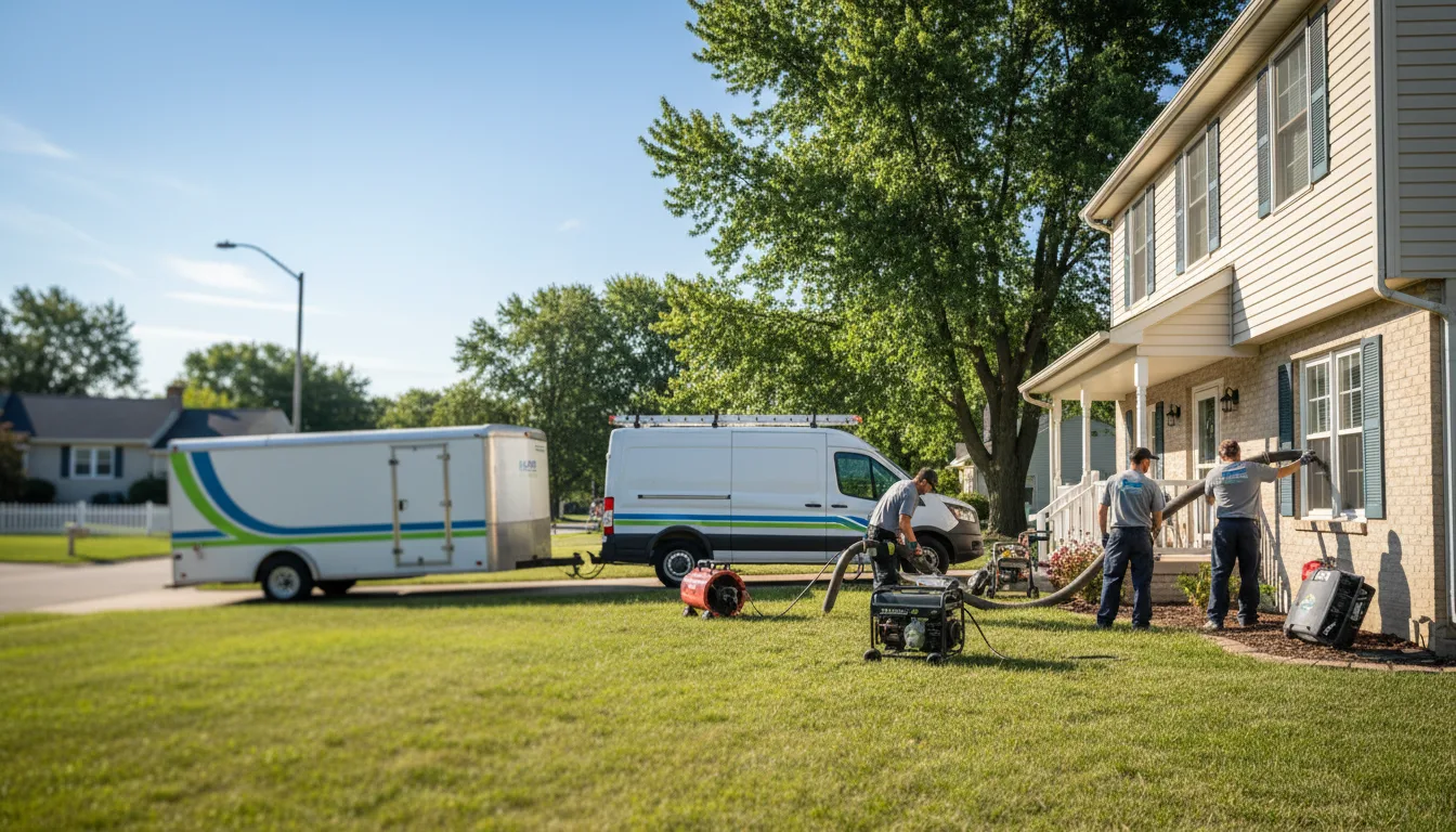 Flooded Basement Restoration And Cleanup With Repair in Delta, IA near me